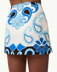 Azure Granada Mini Skirt BLUE IVORY By Johnny-By Johnny-Frolic Girls