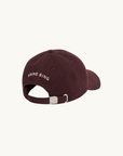 Anine Bing Jeremy Letterman Baseball Cap in DARK BURGANDY