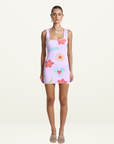 Summi Summi Elle Mini Dress in Lilac Troppo