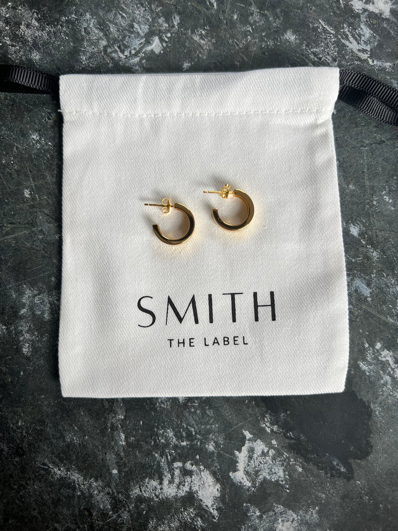 Prea Edge Hoop Earrings GOLD Smith-Smith The Label-Frolic Girls