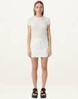 Jagger Mini Skirt WHITE PINSTRIPE Camilla and Marc-Camilla and Marc-Frolic Girls