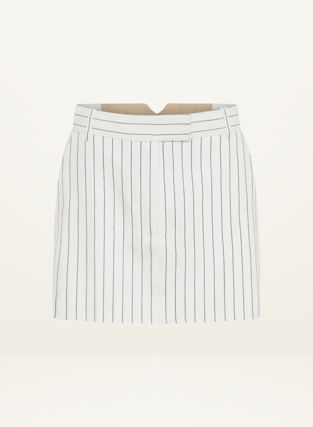 Jagger Mini Skirt WHITE PINSTRIPE Camilla and Marc-Camilla and Marc-Frolic Girls