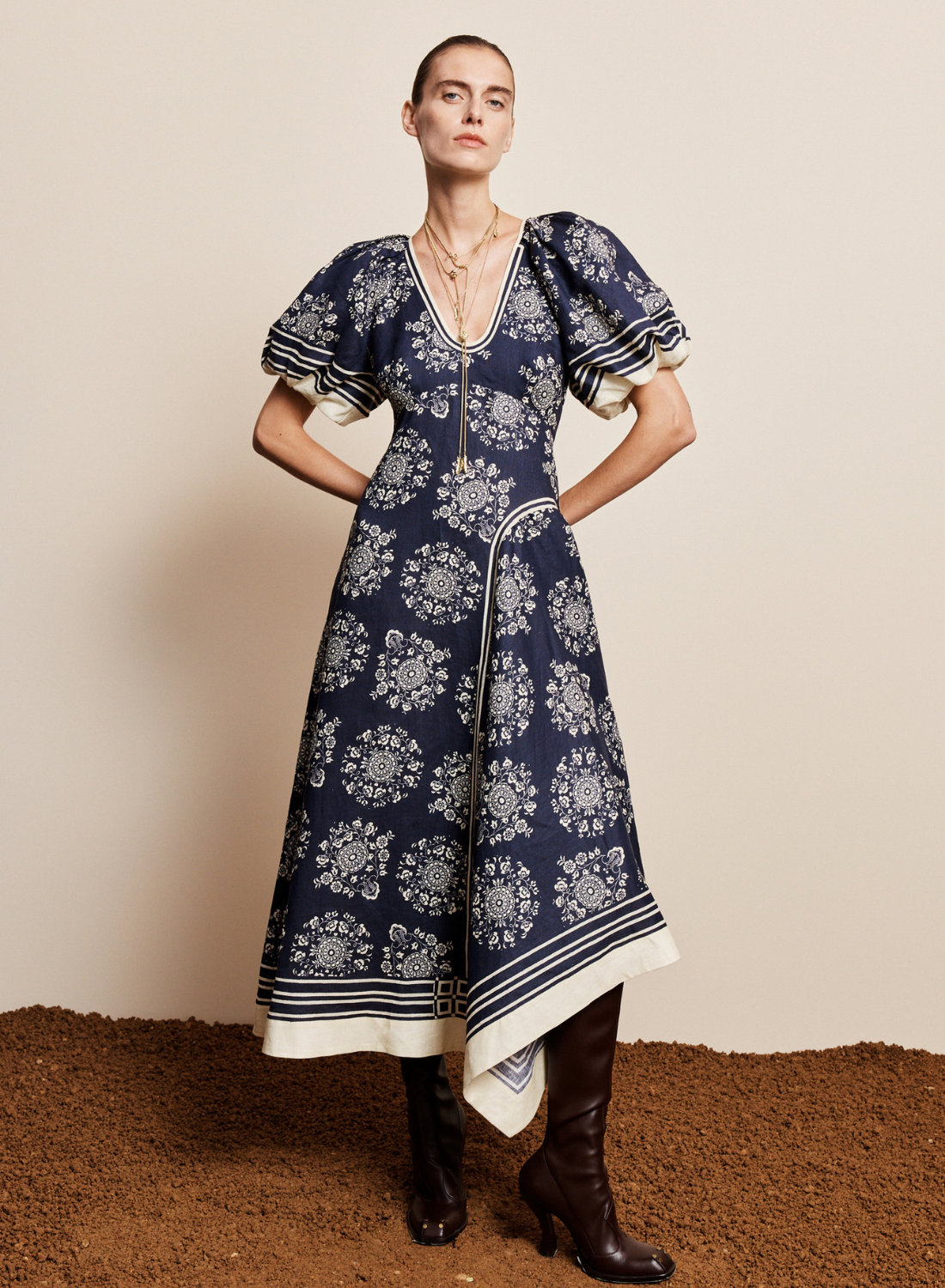 Alemais Banderra Midi Dress