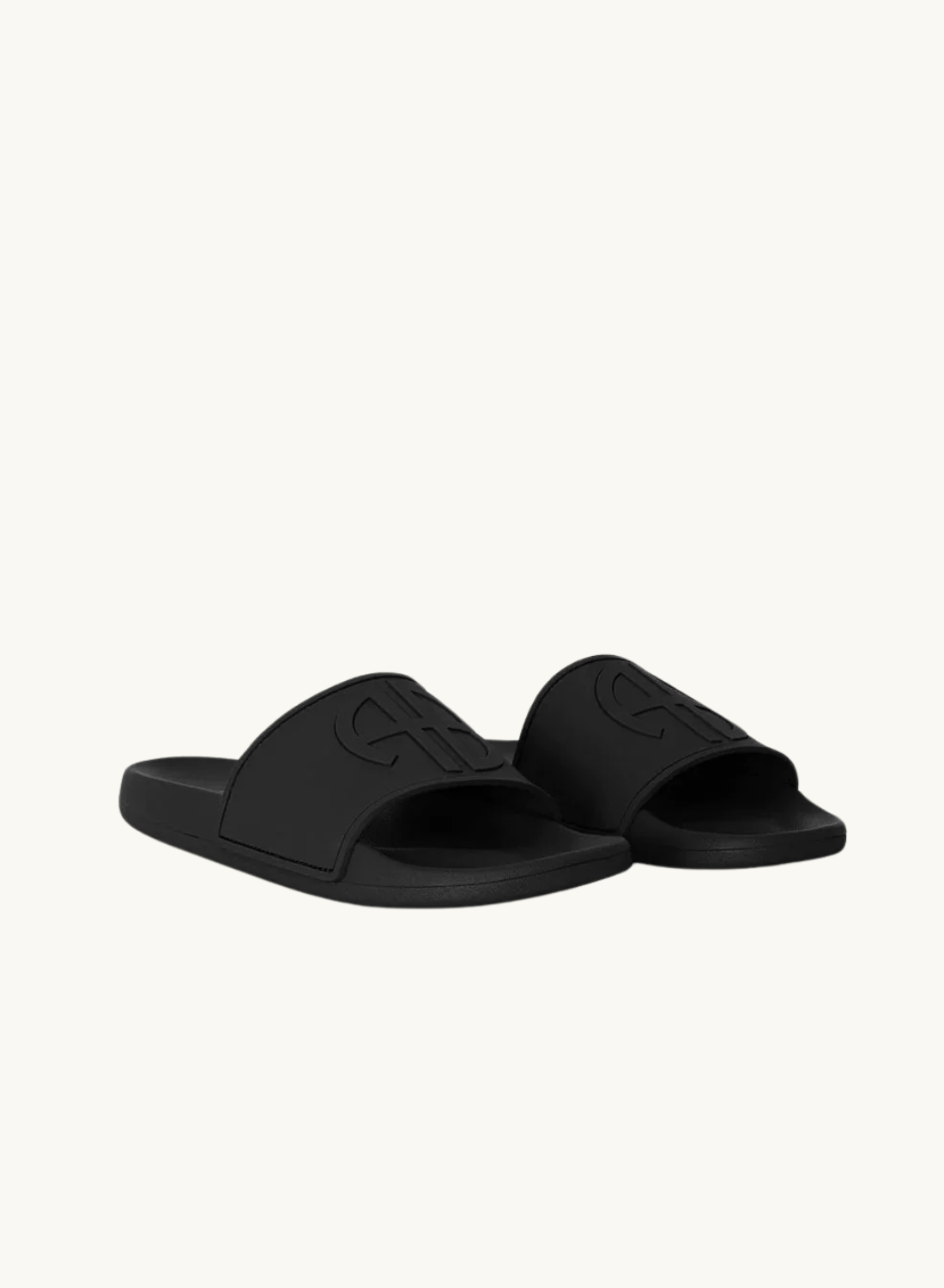 Isla Slides BLACK MONOGRAM Anine Bing