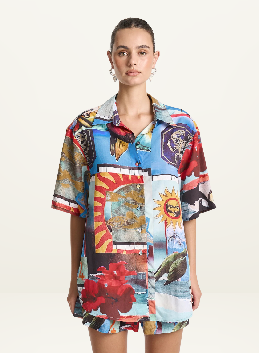 Summi Summi Big Shirt in Loco