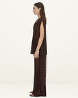 Camilla and Marc Tessara Pant in Chocolate