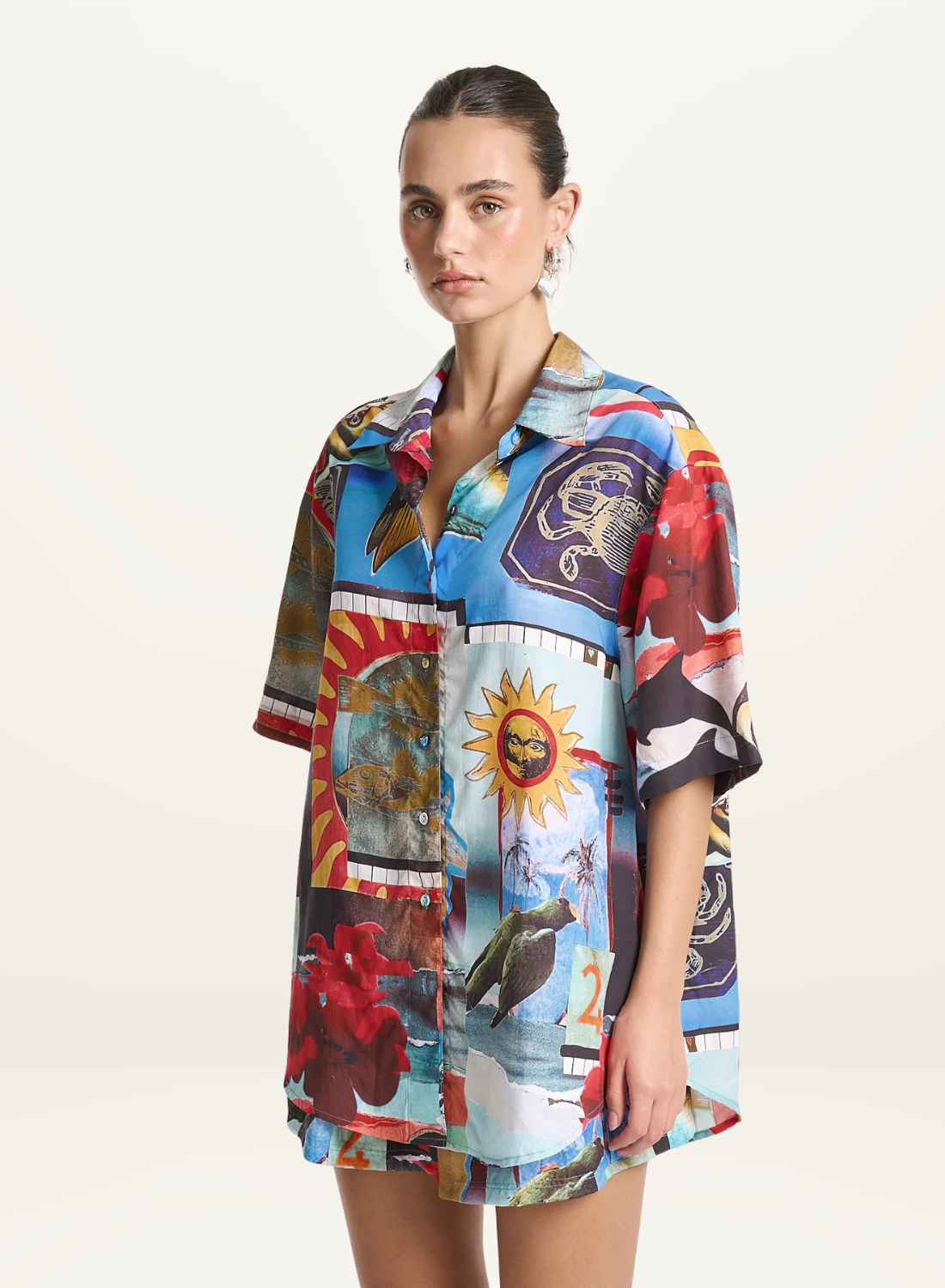 Summi Summi Big Shirt in Loco