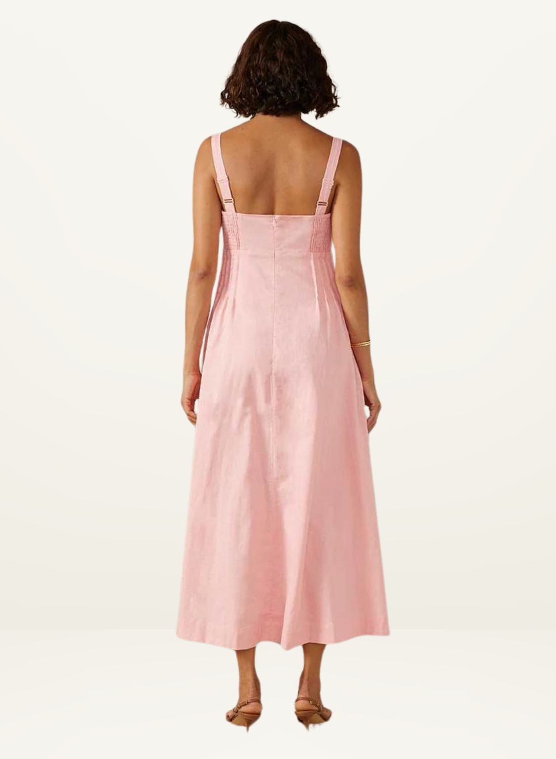 Sunlight Midi Dress BLUSH PINK Mon Renn-MØN RENN-Frolic Girls