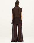 Camilla and Marc Tessara Pant in Chocolate