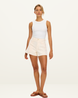 Kivari Dylan Denim Short in Rosewater