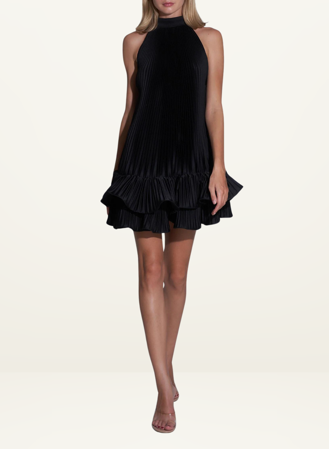 Soleil Mini Dress BLACK L&#39;idee-L&#39;IDEE-Frolic Girls