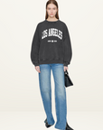 Ramona Sweatshirt Los Angles WASHED BLACK Anine Bing