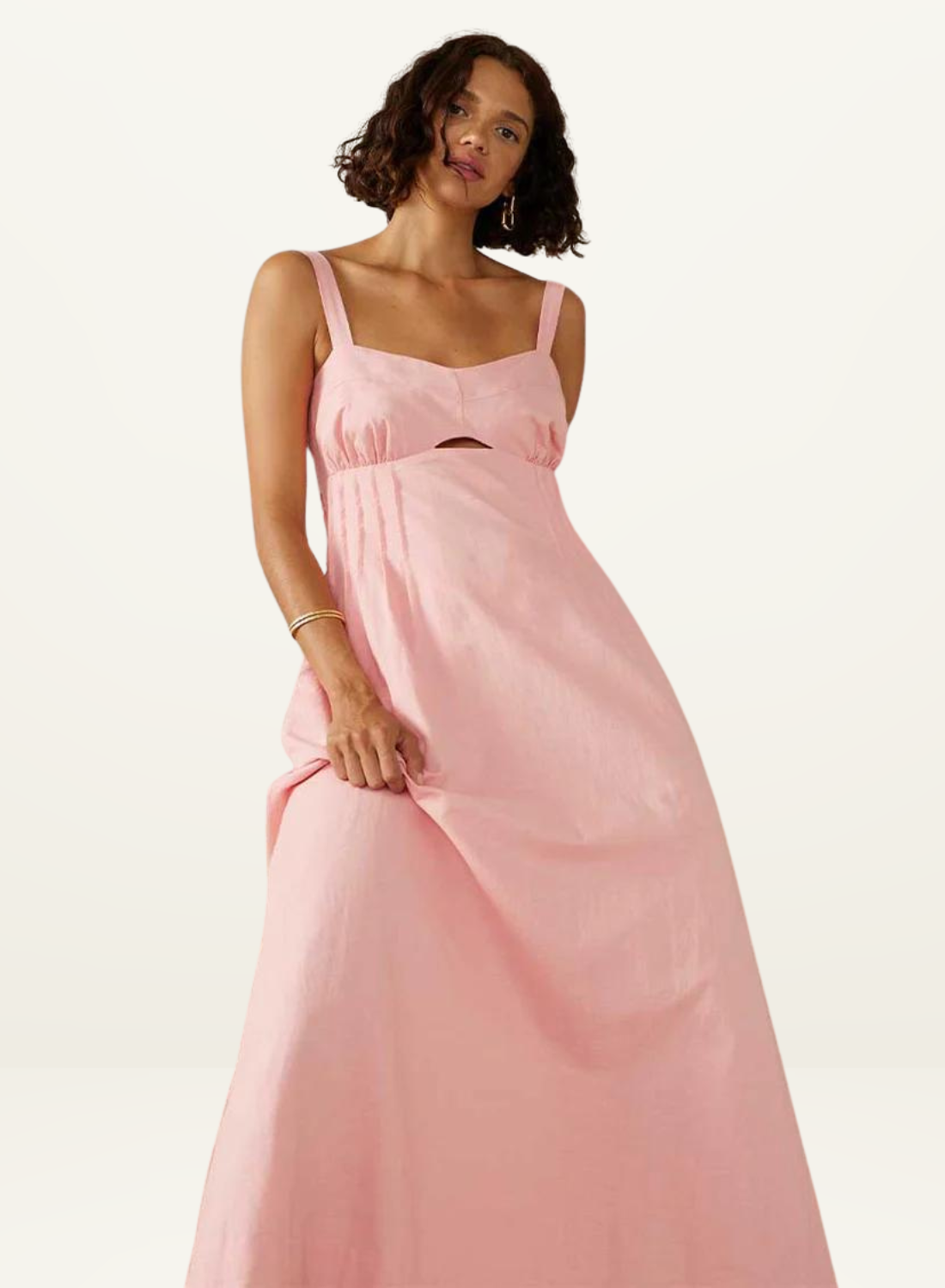 Sunlight Midi Dress BLUSH PINK Mon Renn-MØN RENN-Frolic Girls