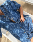 Kivari Elina Denim Shirt in Blue