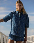 Kivari Elina Denim Shirt in Blue