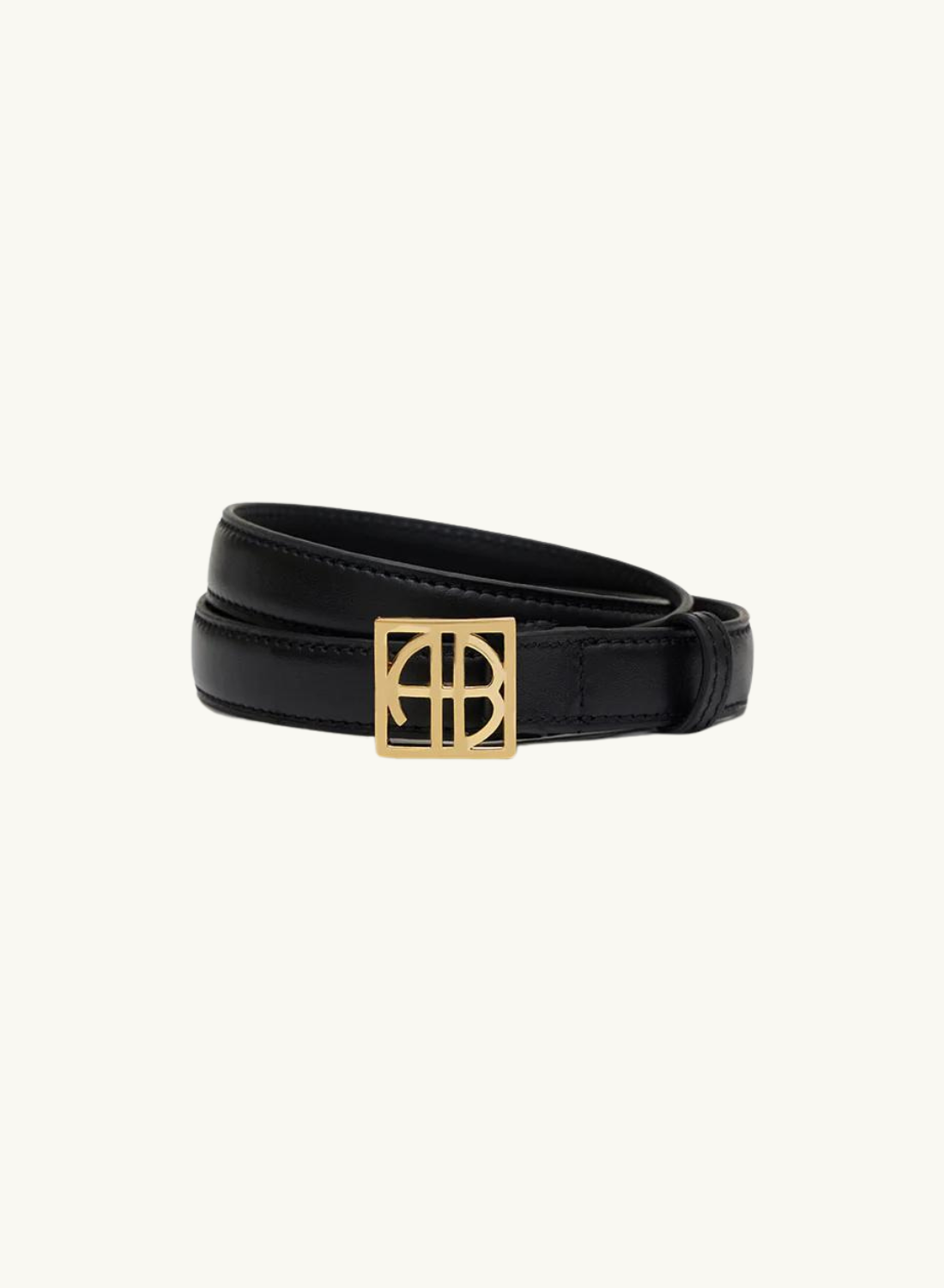 Monogram Belt BLACK &amp; GOLD Anine Bing-Anine Bing-Frolic Girls