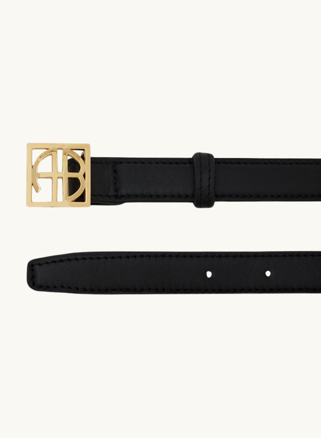 Monogram Belt BLACK &amp; GOLD Anine Bing-Anine Bing-Frolic Girls