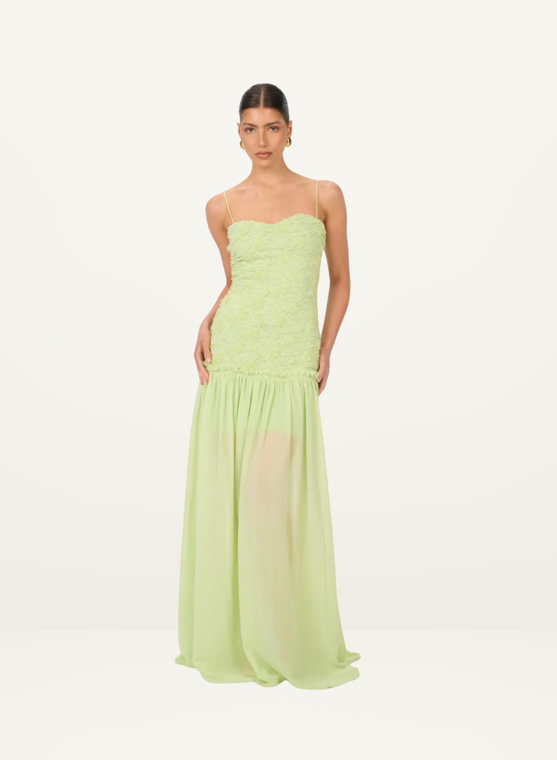 Jefre Sei Renata Maxi Dress in Mint