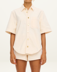 Kivari Dylan Denim Short in Rosewater