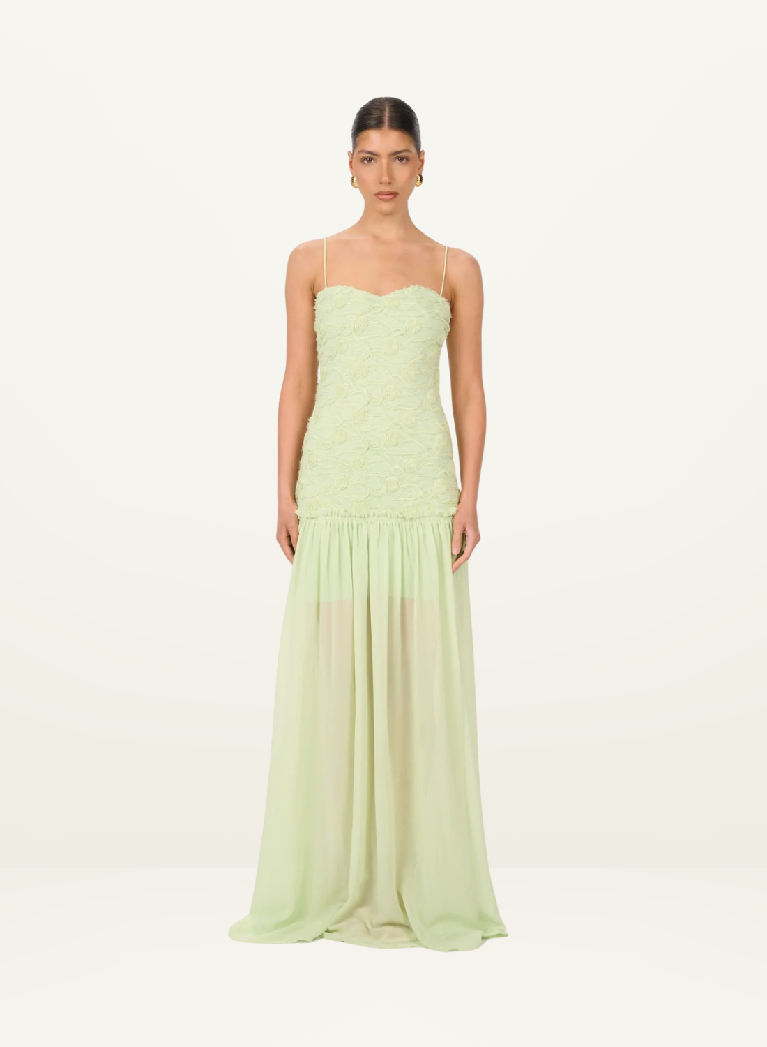 Jefre Sei Renata Maxi Dress in Mint