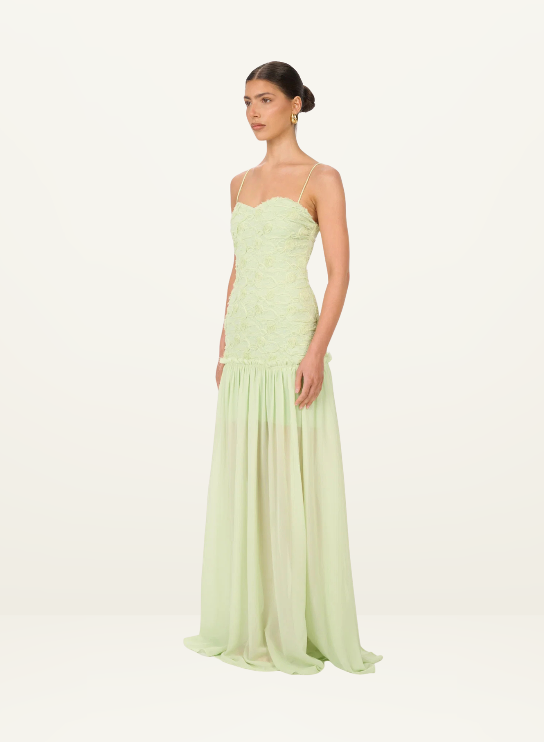 Jefre Sei Renata Maxi Dress in Mint