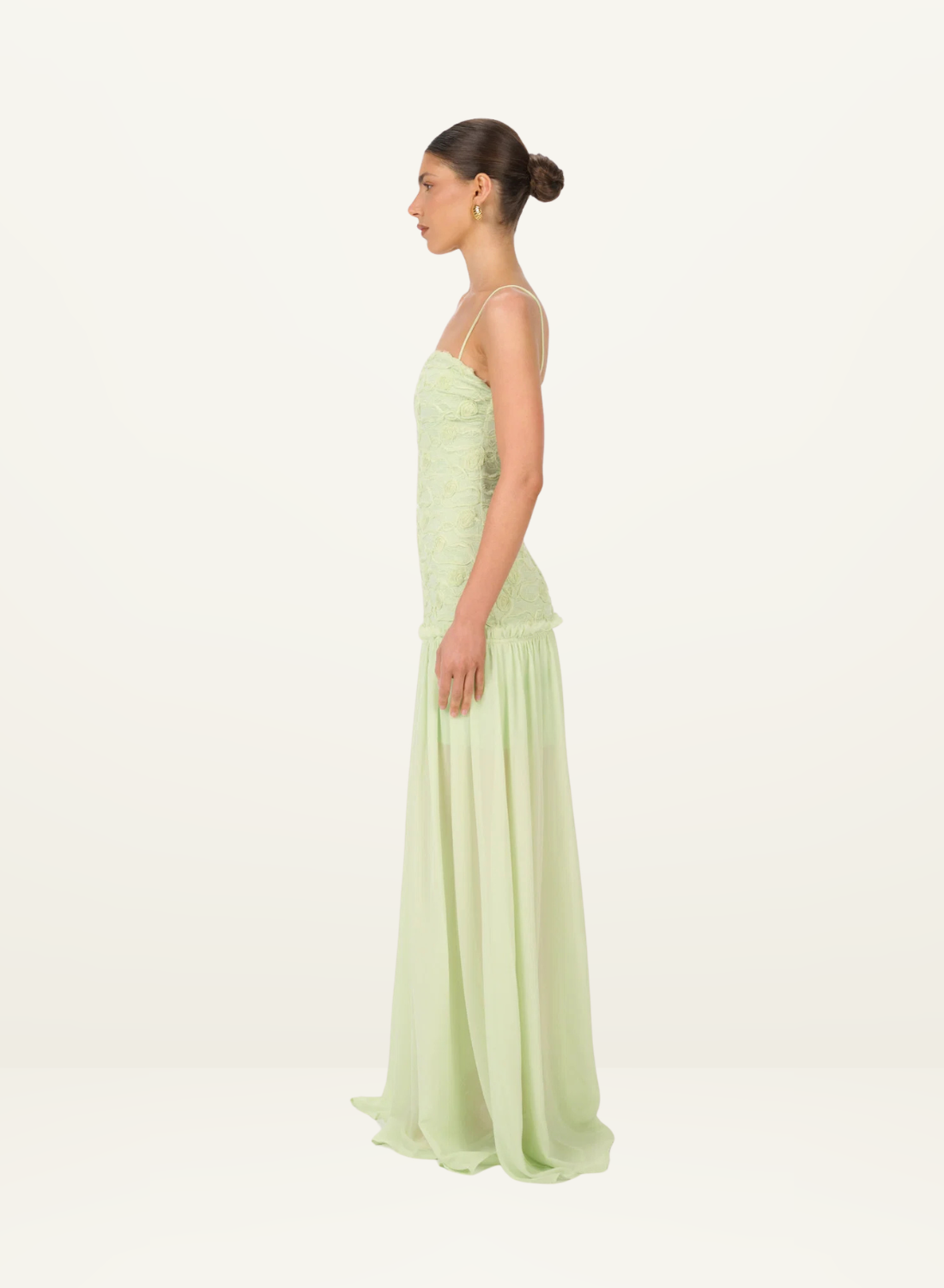 Jefre Sei Renata Maxi Dress in Mint