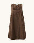 Parker Mini Dress in Chocolate
