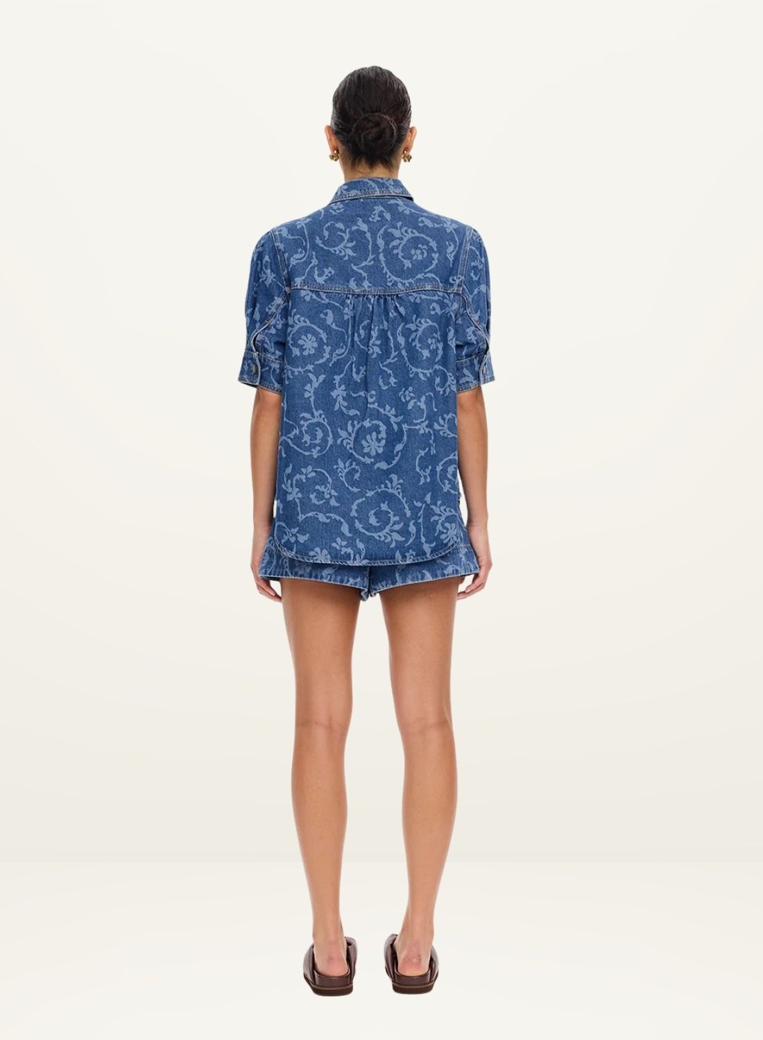Kivari Elina Denim Shirt in Blue