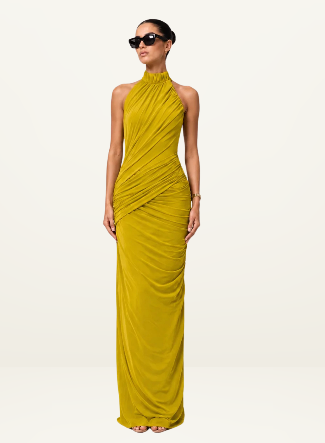 Jefre Séi Clara Maxi Dress in Citron