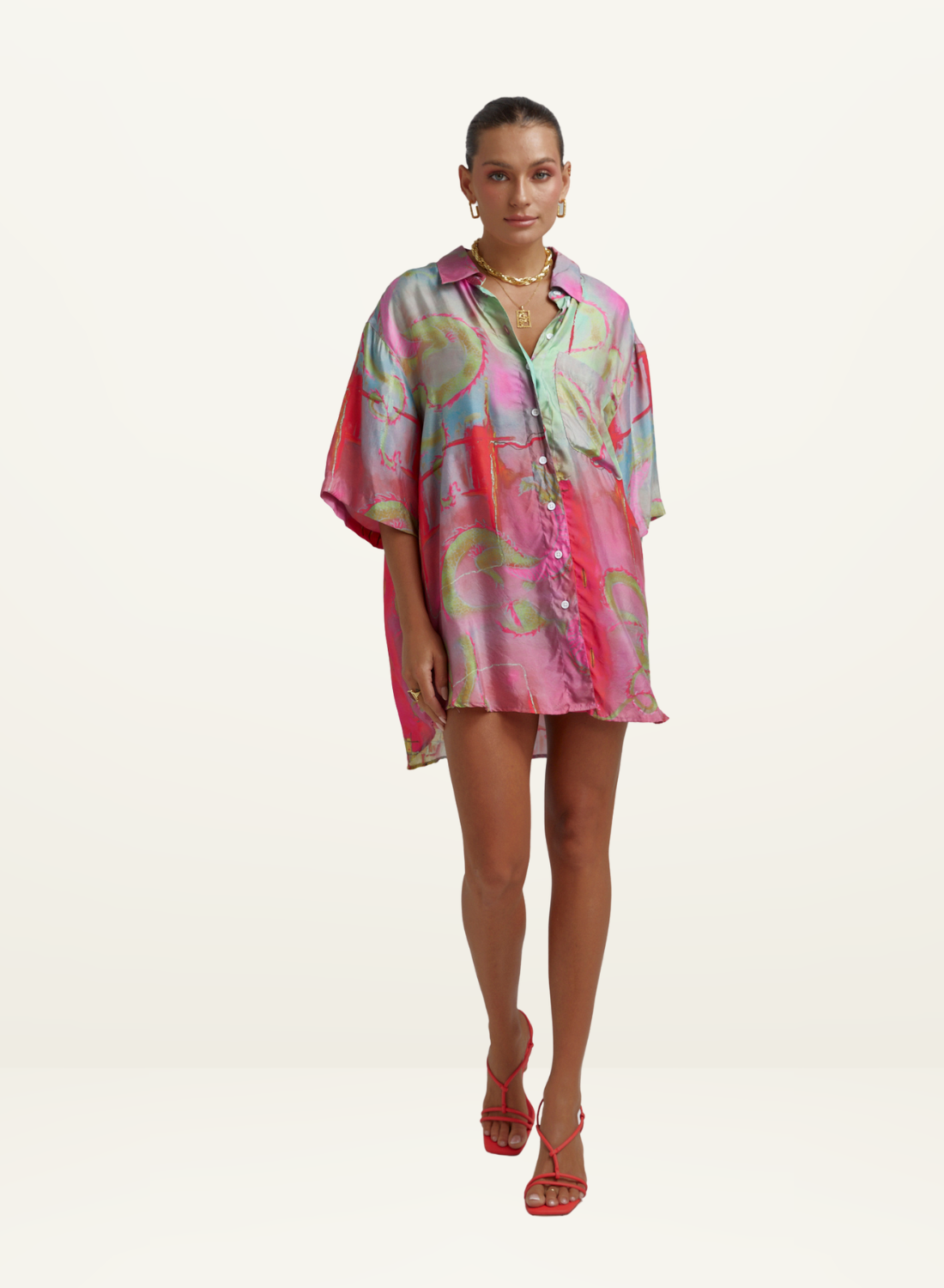 Big Shirt DRAGON BLAZE Summi Summi-Summi Summi-Frolic Girls