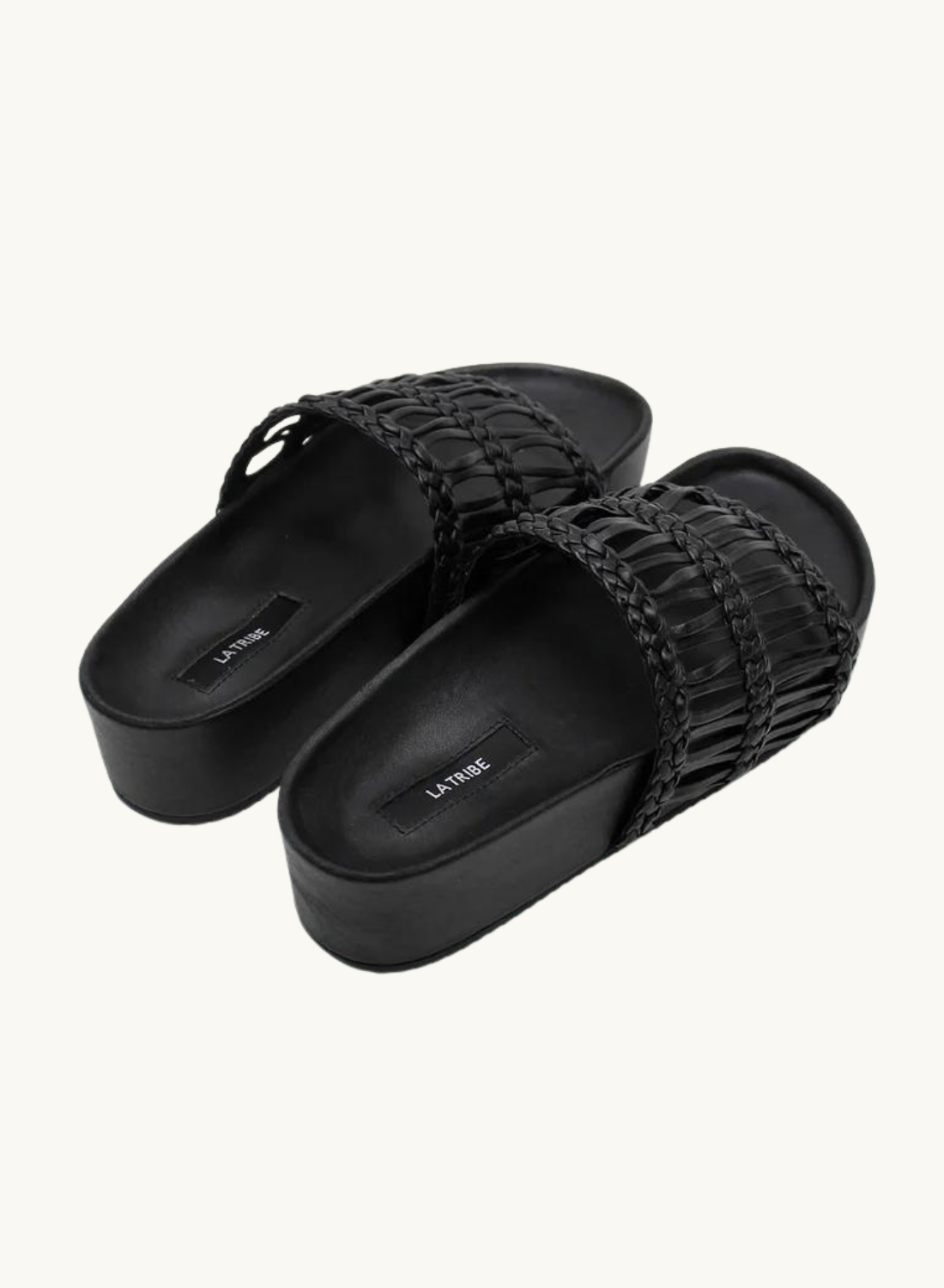 Lou Platform Slide BLACK La Tribe-La Tribe-Frolic Girls