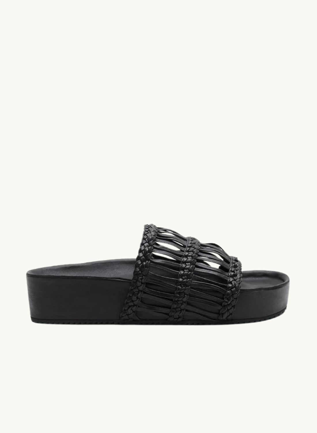 Lou Platform Slide BLACK La Tribe-La Tribe-Frolic Girls