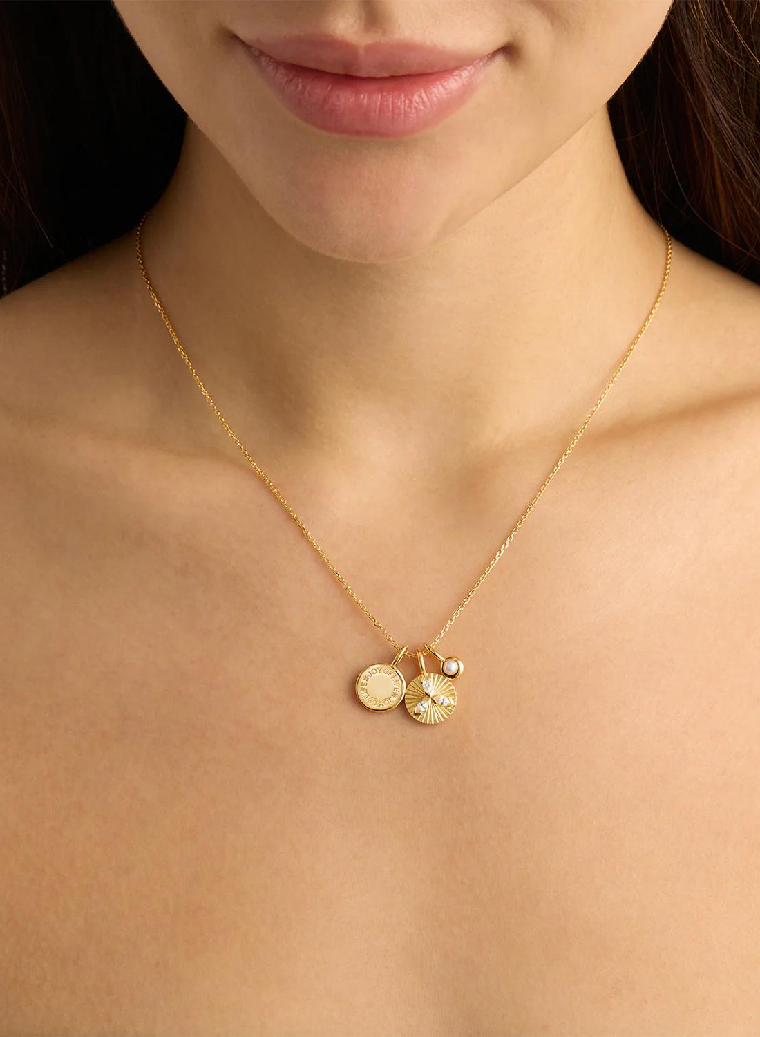 Joy Necklace GOLD By Charlotte-By Charlotte-Frolic Girls