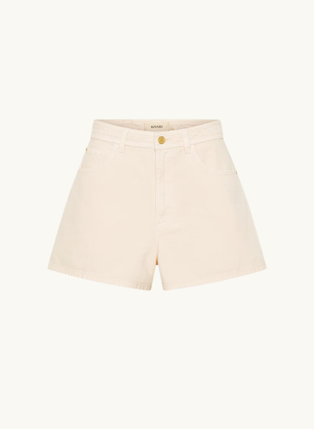 Kivari Dylan Denim Short in Rosewater