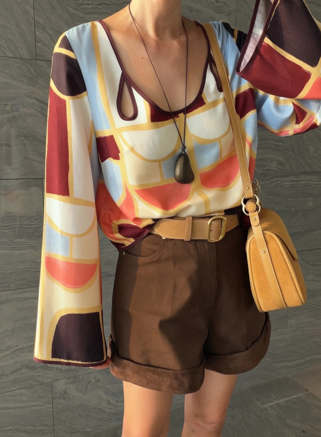 Sancia Salerno Belt in Cashew