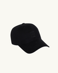 Anine Bing Jeremy Baseball Cap FRAMED MONOGRAM BLACK