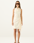 Esmaee Foreshore Mini Dress in Ivory