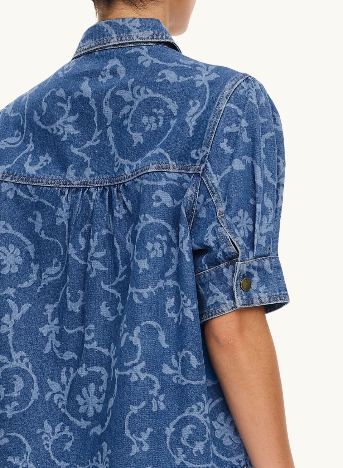 Kivari Elina Denim Shirt in Blue