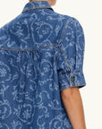 Kivari Elina Denim Shirt in Blue