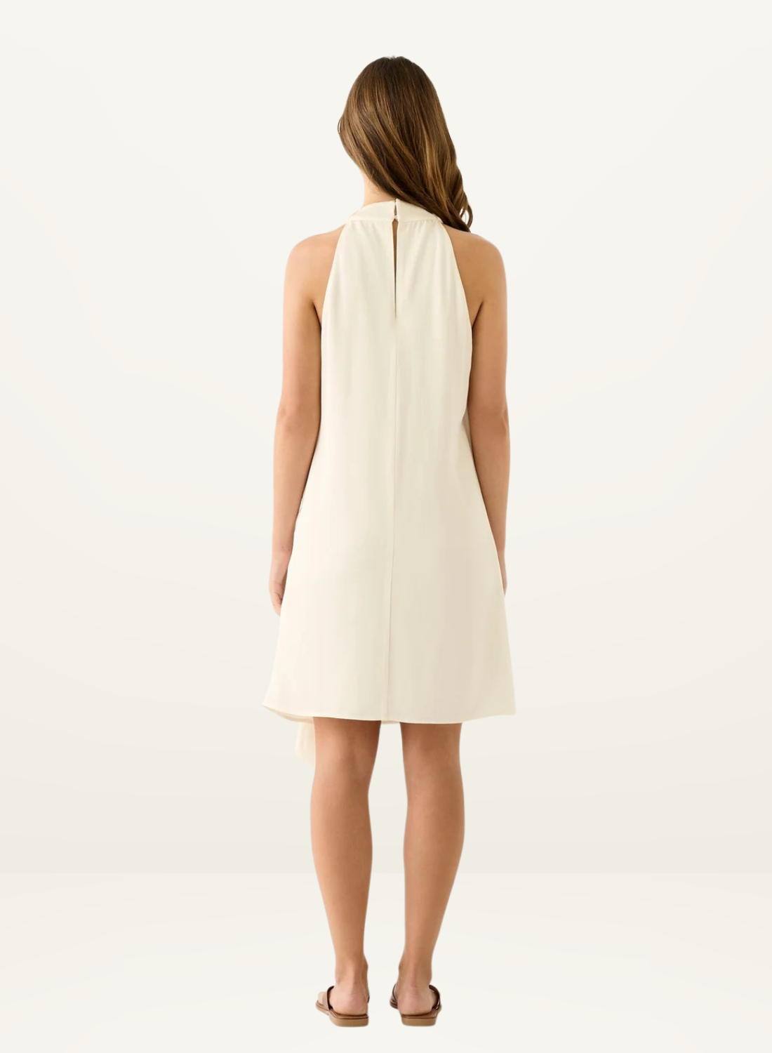 Esmaee Foreshore Mini Dress in Ivory
