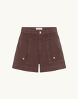 Kivari Celine Denim Short in Chocolate