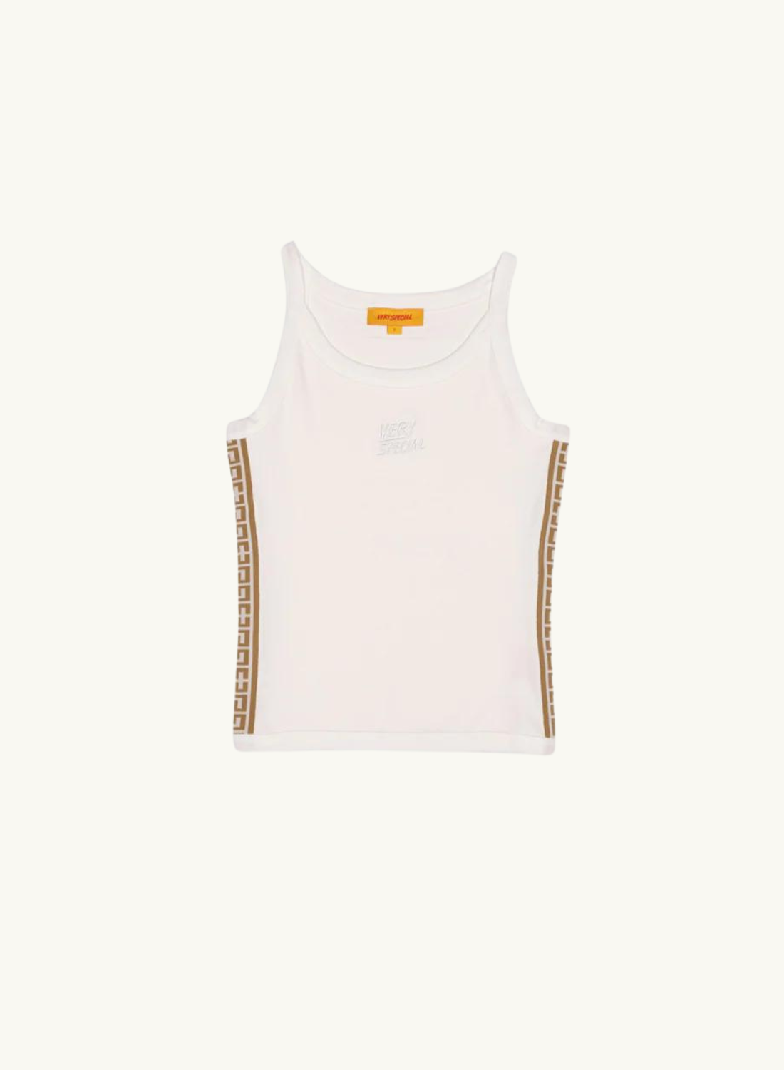 Geo Regular Tank WHITE Something Very Special-Something Very Special-Frolic Girls