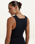 Knit Tank BLACK Summi Summi-Summi Summi-Frolic Girls