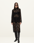 Camilla and Marc Zemira Lace Skirt in Black