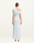 Shona Joy Mira Off Shoulder Maxi Dress in Sky