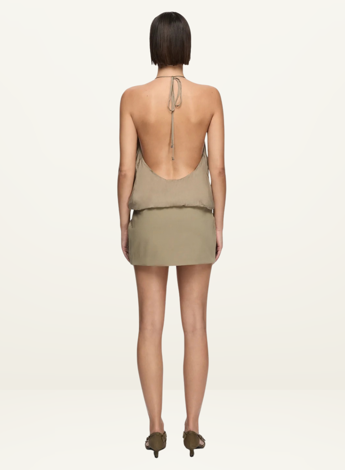 Bec + Bridge Kira Mini Dress in Khaki