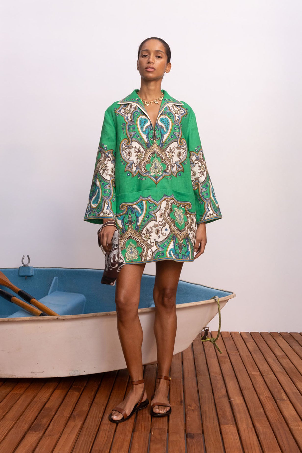 Alemais Port Mini Dress