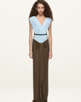 Bec + Bridge Anaya V Maxi Dress in Mist / Latte / Black // LATE OCT DELIVERY