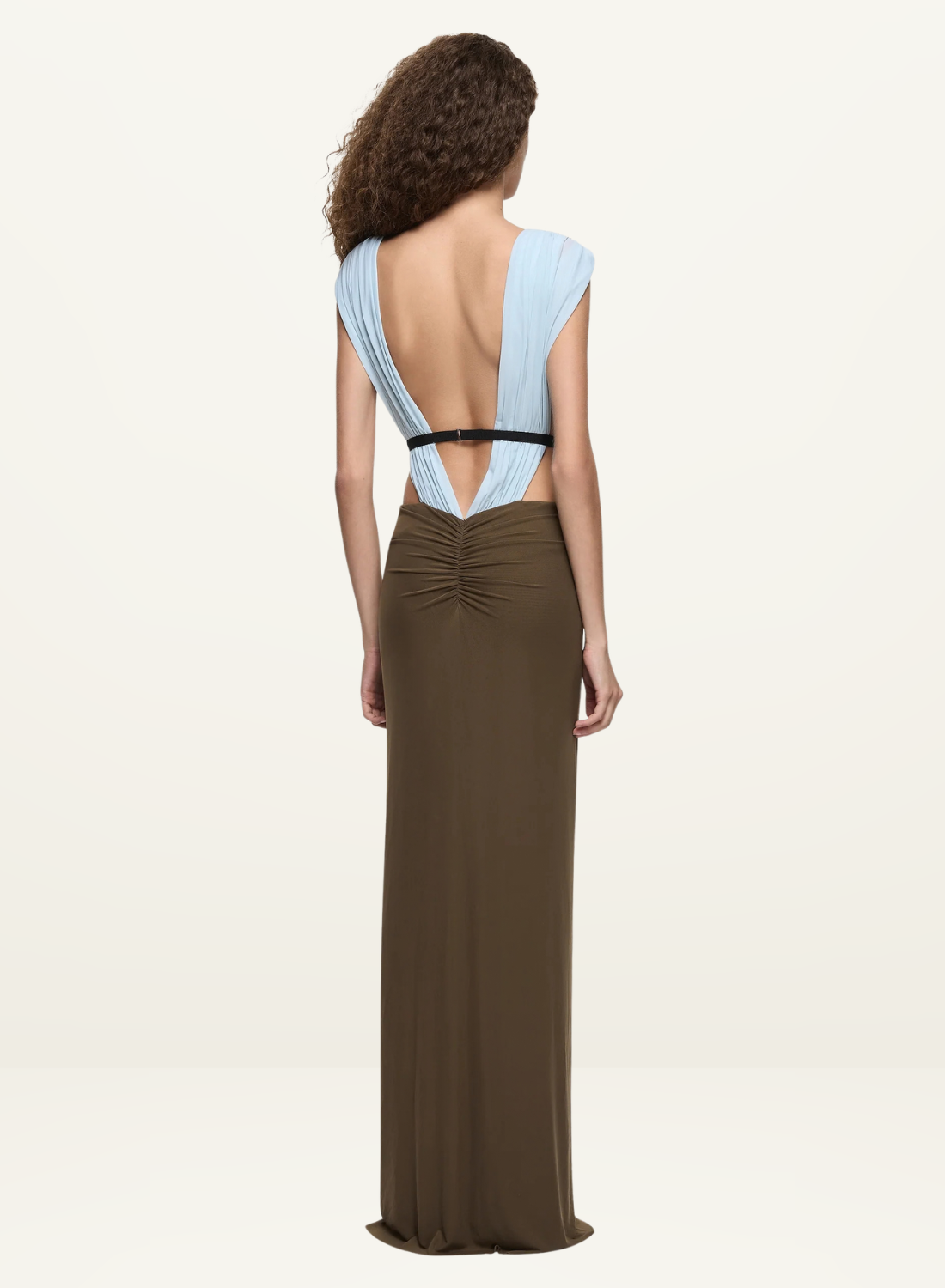 Bec + Bridge Anaya V Maxi Dress in Mist / Latte / Black // LATE OCT DELIVERY