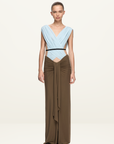 Bec + Bridge Anaya V Maxi Dress in Mist / Latte / Black // LATE OCT DELIVERY
